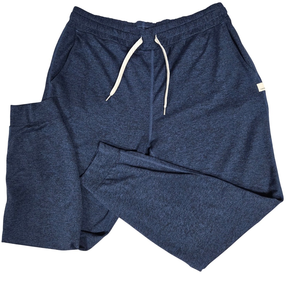 Vuori Performance Joggers Sweatpants Navy Blue Heather Soft Women's Size M